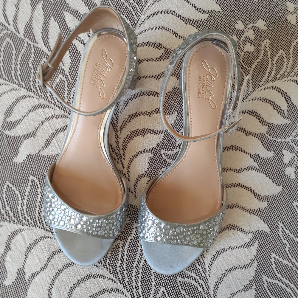 Jewel by Badgley Mischka Rhinestone Shoes - Picture 2 of 9
